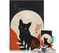 Puzzle Adulte 1000 pièces Art Moderne du Chat Aidez Le Cerveau à exercer des Jouets addictifs pour cultiver la Patience Super Cadeau 38x52cm