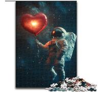 Puzzle Adulte 1000 pièces, Astronaute Amoureux, Jouet de Divertissement Familial, idéal comme Cadeau pour Toute la Famille à partir de 14 Ans (Taille 50x75cm)