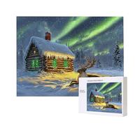 Puzzle Adulte 1000 Pièces Aurora Rennes 75x50cm Impossible Difficile Défiant, Puzzles pour Adultes Jeu éducatif Défi Jouets 1000 Pièces Puzzles pour Adultes, Divertissement Créatif Cadeau u-393