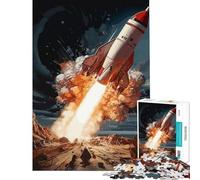 Puzzle Adulte 1000 pièces Aventure intergalactique Puzzle de 1000 pièces décoration Murale pour s'amuser en Famille Cadeau d'anniversaire Unique (38x26cm)