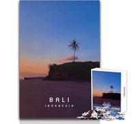 Puzzle Adulte 1000 pièces Bali - Jeu de Puzzle Unique et Amusant - Cadeau d'anniversaire Original - Dimensions : 50x75cm