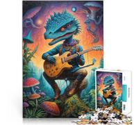 Puzzle Adulte 1000 pièces Ballades Steampunk sur Les Dinosaures Jouet éducatif d'apprentissage Cadeau Amusant 52x38cm