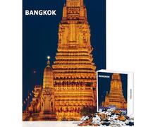Puzzle Adulte 1000 pièces Bangkok Impossible Game Activités familiales Jouets à Monter soi-même Cadeaux Uniques pour Anniversaire et Noël (50x75cm)
