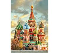 Puzzle Adulte 1000 Pièces Basile Cathédrale 70x50cm Puzzles pour Adultes Jeu éducatif Défi Jouets 1000 Pièces Puzzles pour Adultes Enfants