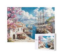 Puzzle Adulte 1000 Pièces Bateaux Marina 75x50cm Impossible Difficile Défiant, Puzzles pour Adultes Jeu éducatif Défi Jouets 1000 Pièces Puzzles pour Adultes, Divertissement Créatif Cadeau u-96