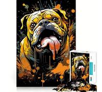 Puzzle Adulte 1000 pièces Beau Chien,découpe Premium,Jouet Amusant et Stimulant pour l'esprit,Jeu Relaxant,décoration d'anniversaire,Cadeau (38x26cm)