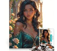Puzzle Adulte 1000 pièces Beauté émeraude | Joyau enchanté du Jardin, Jeu Manuel, décoration d'intérieur, Cadeaux Uniques d'anniversaire et de Noël 50x75cm