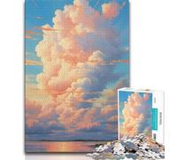 Puzzle Adulte 1000 pièces Beauté Naturelle Ciel Bleu Puzzle 1000 pièces, Jeu Stimulant, idéal comme Cadeau pour Toute la Famille (Taille 38x26cm)