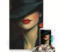 Puzzle Adulte 1000 pièces Beauté voilée Jouet éducatif Passe-Temps idéal Pendant Les Vacances à la Maison Cadeau pour Les Amis et la Famille 50x75cm