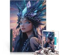 Puzzle Adulte 1000 pièces Belle Princesse Difficile à réaliser mais Amusant et Humoristique Cadeau d'anniversaire 38x26cm