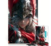 Puzzle Adulte 1000 pièces Belle Valkyrie Girl Tight Cut Jeu de réflexion Amusant Cadeau Détente et Divertissement Décoration Murale de Noël (50x75cm)