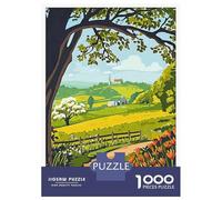 Puzzle Adulte 1000 Pièces, Beverley Landscape, Expérience Puzzle Relaxante, Cadeau pour Amateurs De Puzzle, Découpe Précise, 52x38cm/1000pcs