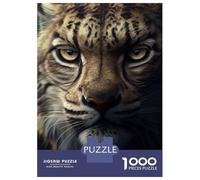 Puzzle Adulte 1000 Pièces Bobcat The Big Cat Puzzles pour Adolescents, Jouets Anti-Stress, Défi Difficile, Cadeau d'anniversaire Unique 52x38cm/1000pcs
