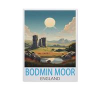 Puzzle Adulte 1000 Pièces，Bodmin Moor, Angleterre，Artisanat Cadeau Famille Puzzle Classique 3D Puzzle Jouet en Bois Cadeau Unique Décoration Intérieure（75x50cm）-L36