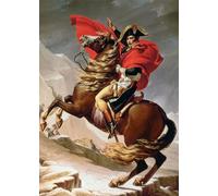 Puzzle Adulte 1000 Pièces Bonaparte franchissant Le Grand-Saint-Bernard par Jacques-Louis David 70x50cm Puzzles pour Adultes Jeu éducatif Défi Jouets 1000 Pièces Puzzles pour Adultes Enfants