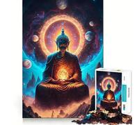 Puzzle Adulte 1000 pièces Bouddha V Jeu de précision,Jouet cérébral Intelligent,pour Passer Le Temps Libre,Cadeau d'anniversaire pour l'esprit (38x26cm)