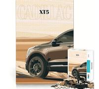 Puzzle Adulte 1000 pièces Cadillac XT SUV,Jeu de précision,Jouet de réflexion Intelligent,pour Passer Le Temps Libre,Cadeau d'anniversaire (38x52cm)