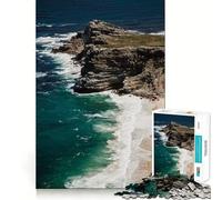 Puzzle Adulte 1000 pièces Cape de Bonne-Espérance,Jeu d'assemblage précis,Jouet cérébral Intelligent,Divertissement pour Passer Le Temps,Cadeau d'anniversaire pour l'esprit (38x26cm)
