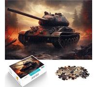 Puzzle Adulte 1000 pièces Char Allemand de la Première Guerre Mondiale Défi Difficile Car C'est Un pour Toute la Famille 75x50cm