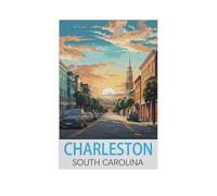 Puzzle Adulte 1000 Pièces，Charleston Caroline du Sud，Puzzle Classique Jouet Jeu De Puzzle Unique Décorations pour La Maison Et Cadeaux Puzzle pour Enfants Et Adultes（38x26cm）-FQ56
