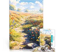 Puzzle Adulte 1000 pièces Chemin coloré Aidez Le Cerveau à exercer des Jouets addictifs pour cultiver la Patience Œuvre d'art 75x50cm