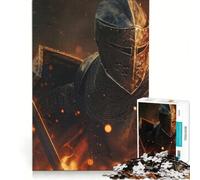 Puzzle Adulte 1000 pièces Chevalier médiéval Jeu Manuel Difficile et Stimulant idéal en Cadeau pour Toute la Famille 38x52cm