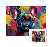 Puzzle Adulte 1000 Pièces Chien de Combat 75x50cm Impossible Difficile Défiant, Puzzles pour Adultes Jeu éducatif Défi Jouets 1000 Pièces Puzzles pour Adultes, Divertissement Créatif Cadeau u-180