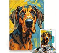 Puzzle Adulte 1000 pièces Chien de Saint-Hubert, Jouet éducatif, découpe de précision, renforce Les Liens Amoureux 38x52cm