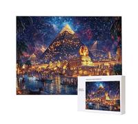 Puzzle Adulte 1000 Pièces Ciel étoilé pyramide 75x50cm Impossible Difficile Défiant, Puzzles pour Adultes Jeu éducatif Défi Jouets 1000 Pièces Puzzles pour Adultes, Divertissement Créatif Cadeau u-847