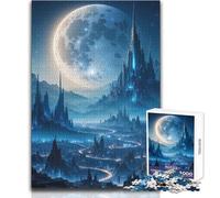 Puzzle Adulte 1000 pièces Cité Extraterrestre - Jeu éducatif Familial - Un Cadeau d'anniversaire Original - Dimensions : 38x26cm