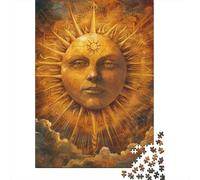 Puzzle adulte 1000 pièces Classique Dieu du Soleil Puzzle en papier Puzzle relaxant Jeu de puzzle Casse-tête 1000 pièces (38x26 cm)