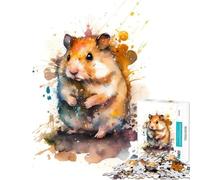 Puzzle Adulte 1000 pièces Cochon d'Inde Puzzle 1000 pièces décoration intérieure Jouet d'analyse et de logique Cadeau pour Les Amis et la Famille (50x75cm)