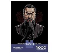 Puzzle Adulte 1000 Pièces Confucius Philosopher Puzzles Adultes Anti-Stress - Niveau De Difficulté Élevé - Cadeau Unique pour Un Anniversaire Ou Noël 70x50cm/1000pcs