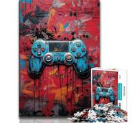 Puzzle Adulte 1000 pièces, contrôleur de Jeu Aquarelle, Jouets éducatifs et Difficiles à Apprendre, Jeux de Famille, Cadeaux pour Amis et Famille, 50x75cm