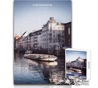 Puzzle Adulte 1000 pièces Copenhagen Toys, Jeu éducatif, Motif à Assembler, œuvre d'art, Cadeau, Dimensions 50x75cm