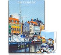 Puzzle Adulte 1000 pièces Copenhagen Toys, Jeu éducatif, Motif à Assembler, œuvre d'art, Cadeau, Dimensions 38x26cm