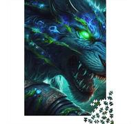 Puzzle adulte 1000 pièces Cosmic Warrior Wolf1 Puzzle en bois pour adultes Jeu éducatif Défi Jouet 1000 pièces (38x26 cm)