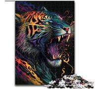 Puzzle Adulte 1000 pièces Cosmos Tiger Puzzle Un défi créatif pour Les passionnés, Un pour se détendre (Taille : 26x38cm)