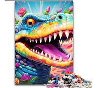 Puzzle Adulte 1000 pièces Crocodiles du Nil, Casse-tête Stimulant pour Adolescents, idéal pour la décoration intérieure ou comme Cadeau (Taille : 50x75cm)