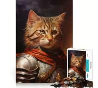 Puzzle Adulte 1000 pièces Croisade des Chats,Jeu d'assemblage précis,Jouet cérébral Intelligent,Divertissement pour Passer Le Temps,Cadeau d'anniversaire pour stimuler l'esprit (38x52cm)