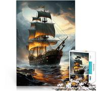 Puzzle Adulte 1000 pièces croisière en mer Difficile à réaliser mais Amusant et Humoristique Décoration Parfaite 50x70cm
