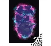 Puzzle Adulte 1000 Pièces, Crows Ravens Wall Art Print, 70x50cm/1000pcs | Pour les jours libres de décembre : ce puzzle 1000 pièces adulte offre aux adultes un loisir calme en hiver.