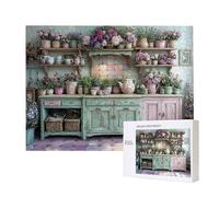 Puzzle Adulte 1000 Pièces Cuisine théière 75x50cm Impossible Difficile Défiant, Puzzles pour Adultes Jeu éducatif Défi Jouets 1000 Pièces Puzzles pour Adultes, Divertissement Créatif Cadeau u-92