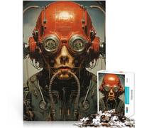 Puzzle Adulte 1000 pièces Cyborg Jouets éducatifs et d'apprentissage Jeux familiaux avec des pièces de Formes aléatoires entièrement imbriquées 75x50cm