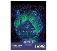 Puzzle Adulte 1000 Pièces Dead House Puzzles pour Adolescents, Jouets Anti-Stress, Défi Difficile, Cadeau d'anniversaire Unique 70x50cm/1000pcs