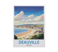 Puzzle Adulte 1000 Pièces，Deauville, France，Puzzle Classique Jouet Jeu De Puzzle Unique Décorations pour La Maison Et Cadeaux Puzzle pour Enfants Et Adultes（75x50cm）-P76