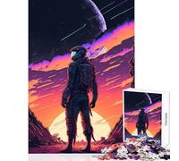 Puzzle Adulte 1000 pièces Découverte de Nouveaux Mondes Jeu de Construction Cadeau de Noël Secret Casse-tête Stimulant Anti-Stress Dimensions 38x26cm