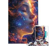Puzzle Adulte 1000 pièces Déesse Poussière d'étoiles Porte-Bonheur Jeu éducatif et Relaxant Difficile et Stimulant pour Les 14 Ans et Plus (50x75cm)