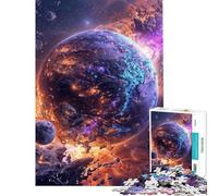Puzzle Adulte 1000 pièces Désintégration Cosmique Jouet pour Adultes décoration Murale Analyse et logique Cadeau Unique pour Anniversaire et Noël (Taille 38x26cm)