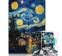 Puzzle Adulte 1000 pièces Difficile château du Ciel Nocturne Puzzle 1000 pièces idéal comme Cadeau pour Toute la Famille adapté aux Personnes de 14 à 75x50cm